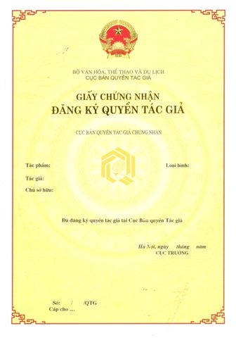 Hiệu lực giấy chứng nhận đăng ký quyền tác giả tại Nghệ An