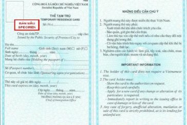 Hồ sơ cấp thẻ tạm trú cho người nước ngoài làm việc tại Nghệ An